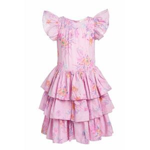 Loveshackfancy Girls Callie Floral Cotton Tiered Dress 10Y